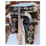 Vintage Western Toy Cap Gun and Holster Collection
