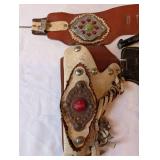 Vintage Western Toy Cap Gun and Holster Collection