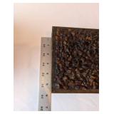 Lot of Vintage Wooden Folk Items with Carved Box and Handmade Utensils