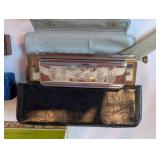 Collection of Hohner Chromonica and Blues Harp Harmonicas with Cases