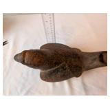 Antique Stone Bird Effigy Vessel with Incised Details