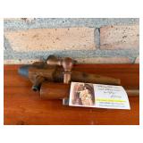 VinLizzy Vintage Wooden Barrel Tool with T-Handle – Antique Crafting Device