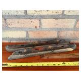 Vintage Ice Skate Blades - Steel Runner Pair