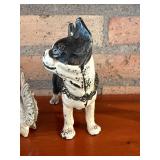 Bulldog & Rooster Die-Cast Metal Figurines - Display Pair