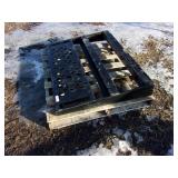 Skidsteer Pallet Fork Back Plate (UNUSED)