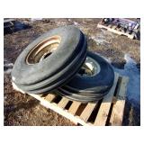 10.00-16 Four Rib Front Tractor Tires & Rims