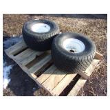 Pair of Toro Turf Trac 24x12x12 Turf Tires & Rims