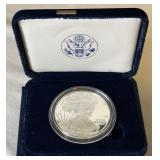 2010 W-American Eagle One Ounce Proof SILVER Bullion Dollar Coin - original package with COA