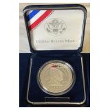 2000 Leif Ericson Millenium Proof SILVER Dollar - original package with COA