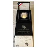 2104 National Baseball Hall of Fame Proof SILVER Dollar - original package with COA