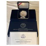 2002 W-US Millitary Academy Bicentennial Proof SILVER Dollar - original package with COA