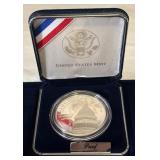 1994 S-US Capitol Proof SILVER Dolllar - original package with COA