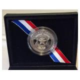 2021 S-National Law Enforcement Memorial & Museum Proof Clad Half Dollar - original package with COA