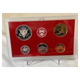 2003 SILVER Proof Set (10 coins) - original package with COA (1 error/1 correct)