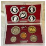 2010 SILVER Proof Set (14 coins) - original package with COA