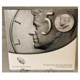 2014 P&D 50th Anniversary Kennedy Half Dollar - 2 Coin Uncirculated Set - original package with COA