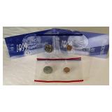 1999 Susan B. Anthony Uncirculated Coin Set - 2 Coins/2 Tokens - original package