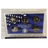 2000 State Quarters Proof Set (MA, MD, SC, NH, VA)- original package with COA