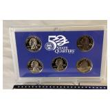 2000 State Quarters Proof Set (MA, MD, SC, NH, VA)- original package with COA