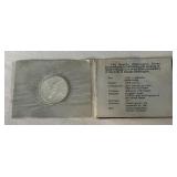 1982 S-George Washington Half Dollar 250th Anniversary Coin Uncirculated - coin in cello shrink wrap with cardboard case