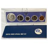 1967 Special Mint Proof Set (5 coins) - original package with COA