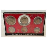 1979 Proof Set (6 coins) - No external case, water/fire damage evident