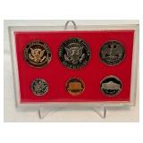 1982 Proof Set (6 coins) - No external case, but near mint condition