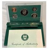 1994 Proof Set (5 coins) - original package with COA