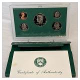 1997 Proof Set (5 coins) - original package with COA