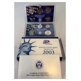 2000 Proof Set (10 coins) - original package with COA