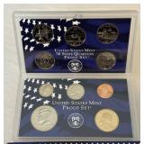 2002 Proof Set (10 coins) - original package with COA