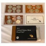 2011 Proof Set (14 coins) - original package with COA