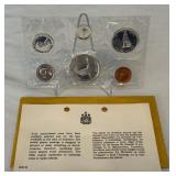1967 Canada Proof-Like 6 Coin Uncirculated Set - original package with envelope