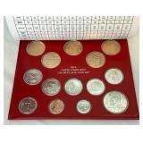 P&D Two (2) 2014 US Mint Uncirculated Coin Sets (28 Coins) - original gov