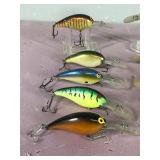 Lot of 10 Norman Fishing Lures