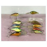 Lot of 10 Norman Fishing Lures