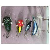 Lot of 10 Collectible Heddon Fishing Lures - see description for more info