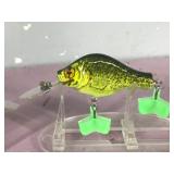 Lot of 10 Bagley Fishing Lures Shaped Like Crappies and Sunfish