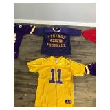 Lot of Kids Football Jerseys - 4 Minnesota Vikings & 1 Atlanta Falcons - see description for more info