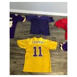 Lot of Kids Football Jerseys - 4 Minnesota Vikings & 1 Atlanta Falcons - see description for more info