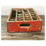 Vintage Wooden Coca Cola Bottle Crate