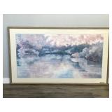 Framed and Signed Art Picture - “Fall with Reflections”