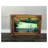 3-D Motion Lighted Waterfall with Bird Sounds & Waterfall Sounds with Volume Control