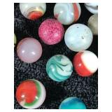 Lot of Collectible Marbles and Some of the Glow Green when you put a black light on them