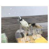 Whopper Stopper Hellbender & Martin Lizzard Fishing Lures in Plastic Boxes