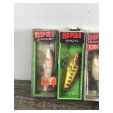 Lot of 5 Fishing Lures in Original Packages - see description for more info