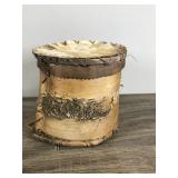 Lot of Vintage Native American Collectibles - Leather Medicine Bag - Chief Doll - Not Sure what the piece is that is made out of birch bark