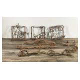 Lot of 7 Hunting Traps