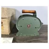 Vintage Johnson Hand Crank Card Playing Shuffler with Instructions & Box  - Model 5-P