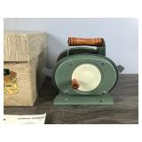 Vintage Johnson Hand Crank Card Playing Shuffler with Instructions & Box  - Model 5-P